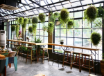 Xu hướng nhà hàng, cafe khung thép sang chảnh hiện đại