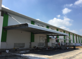 MÁI ĐÓN CANOPY THÉP NHÀ XƯỞNG - HÓC MÔN