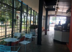QUÁN CAFE KHUNG THÉP TIỀN CHẾ TẠI LONG HẬU - LONG AN