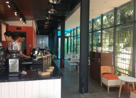 QUÁN CAFE NHÀ THÉP TIỀN CHẾ TẠI LONG HẬU - LONG AN