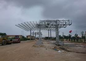 DÀN KHÔNG GIAN TRẠM THU PHÍ TẠI HÀ NỘI