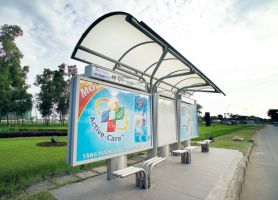 NHÀ CHỜ XE BUS KẾT CẤU THÉP - QUẬN 2