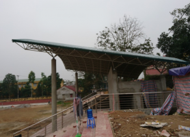 GIÀN MÁI KHÁN ĐÀI SÂN VẬN ĐỘNG TẠI NAM ĐỊNH