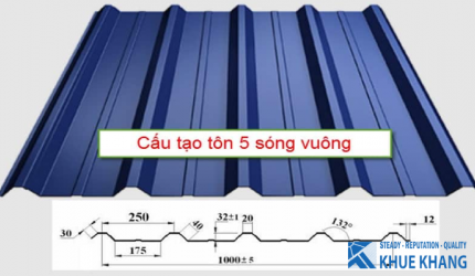 Tôn 5 sóng